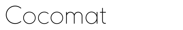 Cocomat font preview